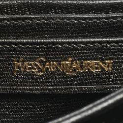 Saint Laurent Black Leather Medium Chyc Flap Bag