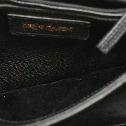 Saint Laurent Black Leather Medium Chyc Flap Bag