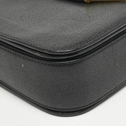 Saint Laurent Black Leather Medium Chyc Flap Bag