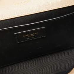 Saint Laurent Beige Leather Medium Kate Shoulder Bag