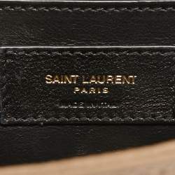 Saint Laurent Beige Leather Medium Kate Shoulder Bag