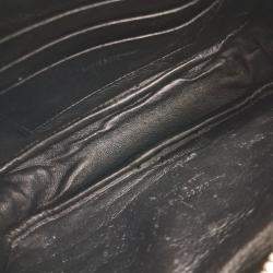 Saint Laurent Paris Black Leather Lou Camera Bag