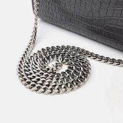 Saint Laurent Paris Black Patent Leather Monogram Kate Chain Shoulder Bag