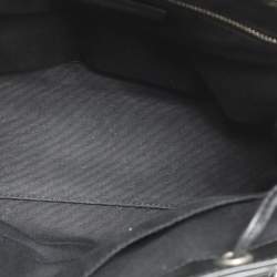 Pre Owned Saint Laurent Black Y Quilted Leather Loulou Backpack