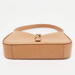 Saint Laurent Tan Leather Mini LE 5 À 7 Bag