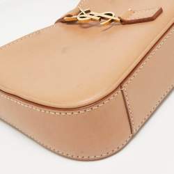 Saint Laurent Tan Leather Mini LE 5 À 7 Bag
