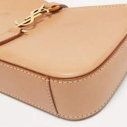 Saint Laurent Tan Leather Mini LE 5 À 7 Bag
