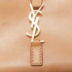 Saint Laurent Tan Leather Mini LE 5 À 7 Bag