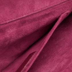 Pre Owned Saint Laurent Pink Leather Y-Ligne Clutch