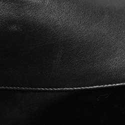 Saint Laurent Black Quilted Leather Maxi Icare Shopping Tote