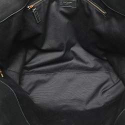 Saint Laurent Black Quilted Leather Maxi Icare Shopping Tote