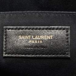 Saint Laurent Ivory White Matelassé Leather Lou Camera Crossbody Bag
