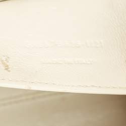 Saint Laurent Light Beige Leather Small Manhattan Shoulder Bag