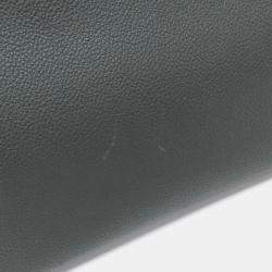 Saint Laurent Baby Tote Downtown Green Leather Handbag
