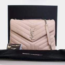 Saint Laurent Loulou Medium Quilted Leather Shoulder Bag