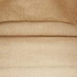 Saint Laurent Beige/Ivory Canvas and Leather Large Rive Gauche Tote