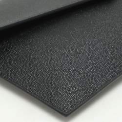 Pre Owned Saint Laurent Black Leather Uptown Pouch