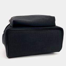 Saint Laurent Paris Black Fabric City Backpack