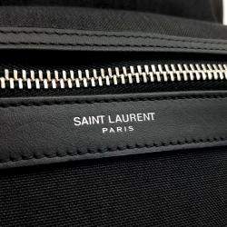 Saint Laurent Paris Black Fabric City Backpack