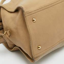 Saint Laurent Beige Leather Medium Cabas Chyc Tote