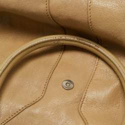 Saint Laurent Beige Leather Medium Cabas Chyc Tote