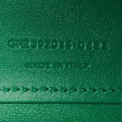 Pre Owned Saint Laurent Green Leather Nano Classic Sac De Jour Tote