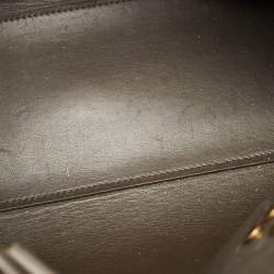 Pre Owned Saint Laurent Olive Green Leather Baby Classic Sac De Jour Tote