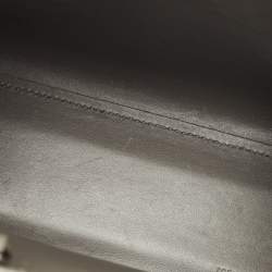 Saint Laurent Grey Croc Embossed Leather Nano Classic Sac De Jour Tote