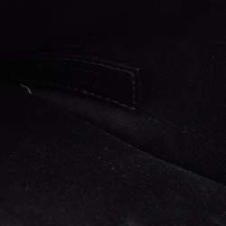 Pre Owned Saint Laurent Burgundy Croc Embossed Leather Medium Uptown Clutch