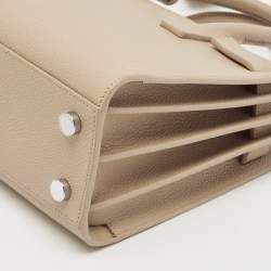 Pre Owned حقيبة يد سان لوران نانو كلاسيك ساك دي جور جلد بيج