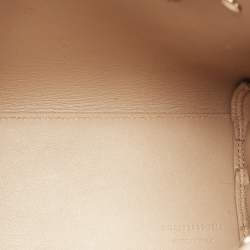 Pre Owned حقيبة يد سان لوران نانو كلاسيك ساك دي جور جلد بيج