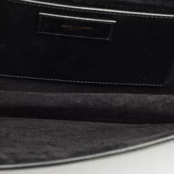 Pre Owned Saint Laurent Black/Gold Leather Medium Betty Shoulder Bag
