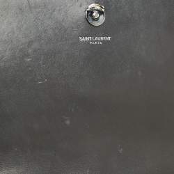 Pre Owned Saint Laurent Gold/Beige Python Kate Medium Shoulder Bag