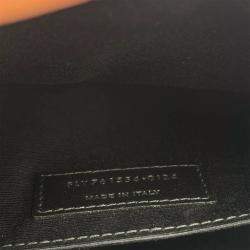 Pre Owned Saint Laurent Lou Camera Red Lambskin Leather Crossbody Bag