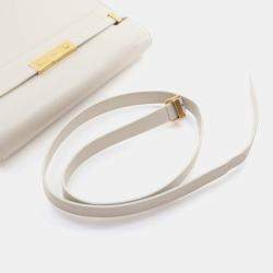 Pre Owned Saint Laurent Manhattan Medium Calfskin Leather Shoulder Bag