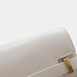 Pre Owned Saint Laurent Manhattan Medium Calfskin Leather Shoulder Bag