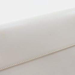 Pre Owned Saint Laurent Manhattan Medium Calfskin Leather Shoulder Bag