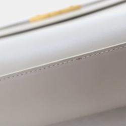 Pre Owned Saint Laurent Manhattan Medium Calfskin Leather Shoulder Bag