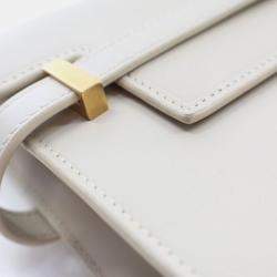 Pre Owned Saint Laurent Manhattan Medium Calfskin Leather Shoulder Bag