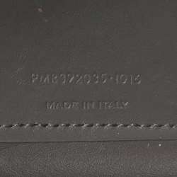 Pre Owned Saint Laurent Grey Croc Embossed Leather Nano Classic Sac De Jour Tote