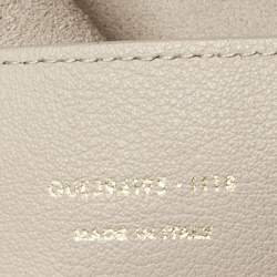 Pre Owned Saint Laurent Beige Leather Shopper Tote