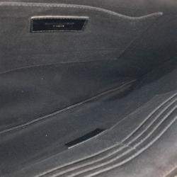 Pre Owned Saint Laurent Paris Black Leather Clutch