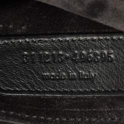 Pre Owned Saint Laurent Black Leather Y Ligne Clutch