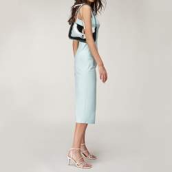 Pre Owned Saint Laurent Black Patent Leather LE 5 À 7 Shoulder Bag