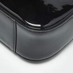 Pre Owned Saint Laurent Black Patent Leather LE 5 À 7 Shoulder Bag