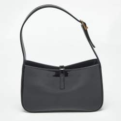 Pre Owned Saint Laurent Black Patent Leather LE 5 À 7 Shoulder Bag