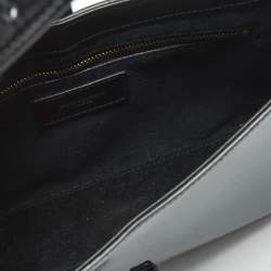 Pre Owned Saint Laurent Black Patent Leather LE 5 À 7 Shoulder Bag