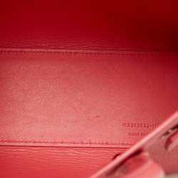 Pre Owned Saint Laurent Pink Leather Nano Classic Sac De Jour Tote