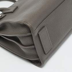 Pre Owned Saint Laurent Grey Leather Baby Classic Sac De Jour Tote