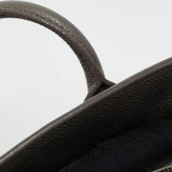 Pre Owned Saint Laurent Grey Leather Baby Classic Sac De Jour Tote